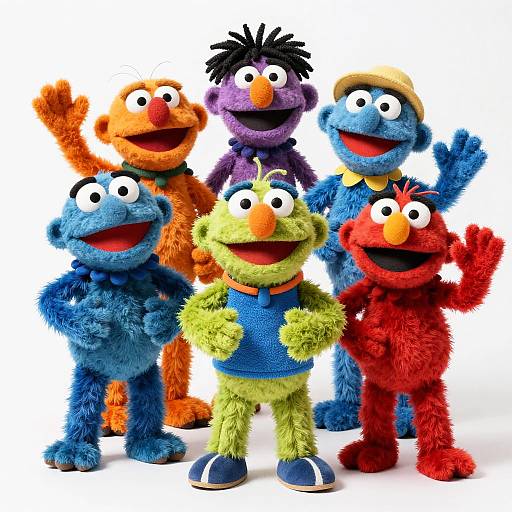 Colorful AI Muppet Design Generator