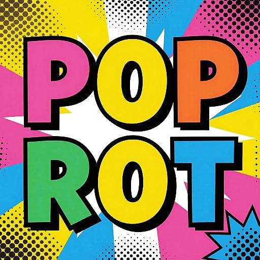 Eye-Catching Pop Art Text Design