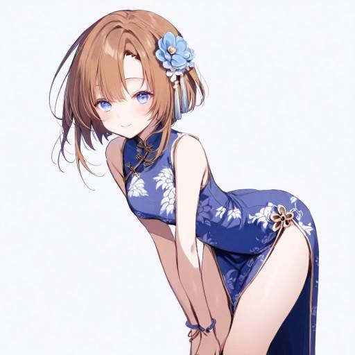 Charming Ryuuguu Rena in Chinese Dress