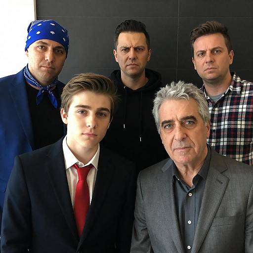 Captivating Portrait of Diverse Men