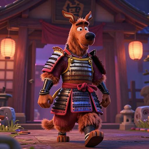 Dolly Style Samurai and Scooby Doo