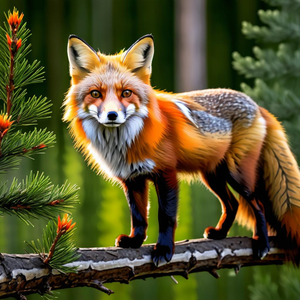 Stunning Hyper-Realistic Red Fox Portrait