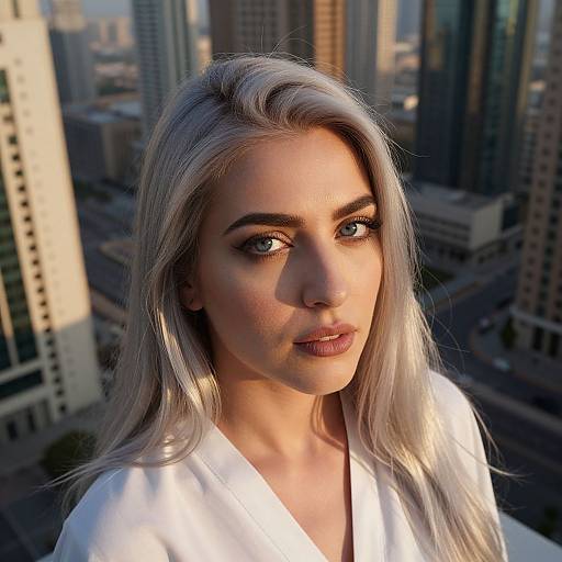 Ethereal Portrait of Middle Eastern Woman