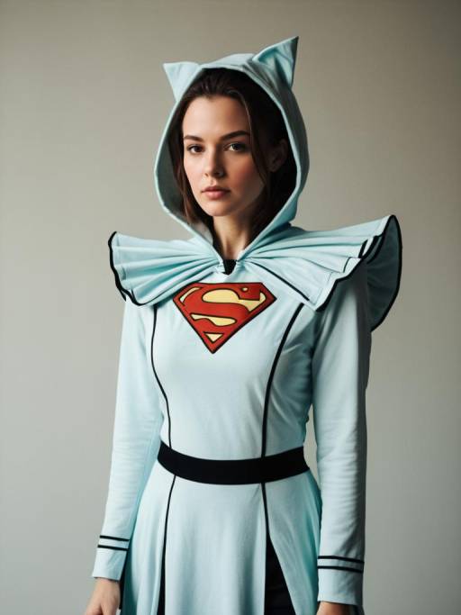 Stunning Woman in She-Costume Portrait
