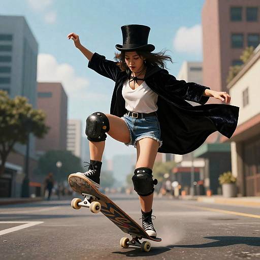 Velvet Cape Magician Casper Flip