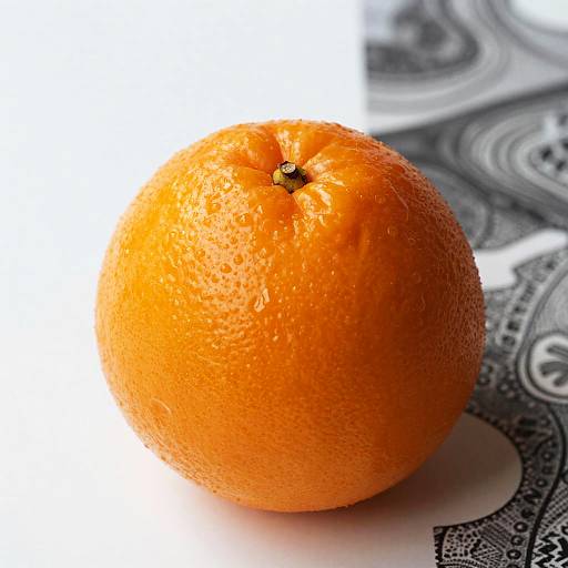 Close-Up Shiny Orange Fruit