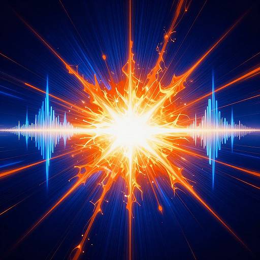 Futuristic Electronic Album Cover