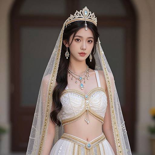 Princess Koriand Elegant Costume Portrait