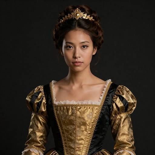 Elegant Woman in Renaissance Attire