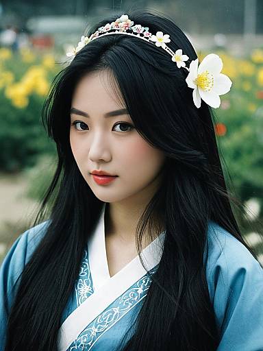 Korean Princess in Traditional Outfit