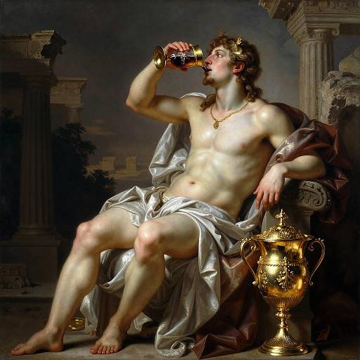 Dionysus in Baroque Elegance