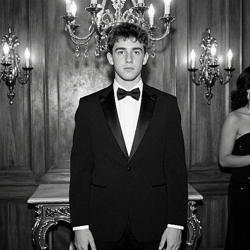 Vintage High School Prom Portrait