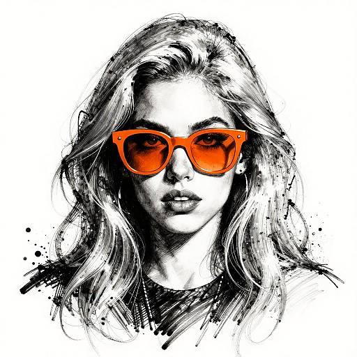 Edgy Urban Portrait with Silver Hair