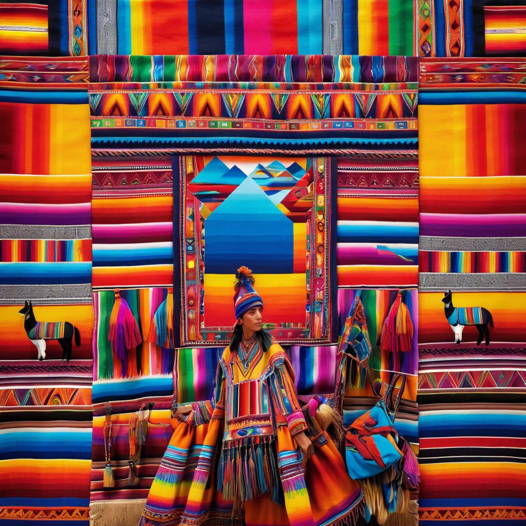 Surrealism with Andean Colors and Textiles