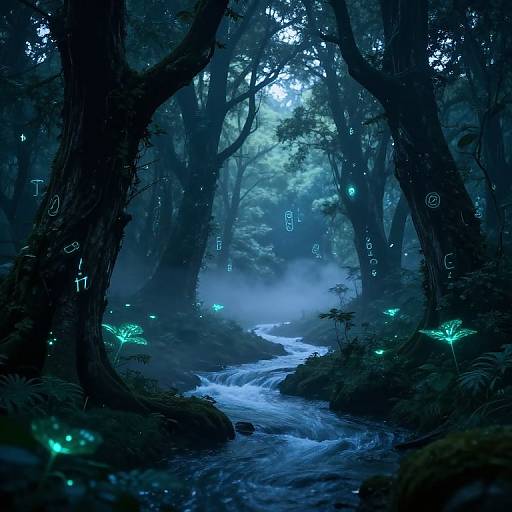 Mystical Mana in Enchanted Twilight Forest