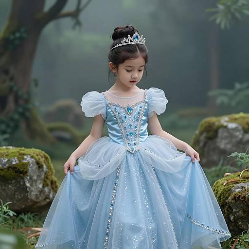 Whimsical Fairytale Portrait of a Princess