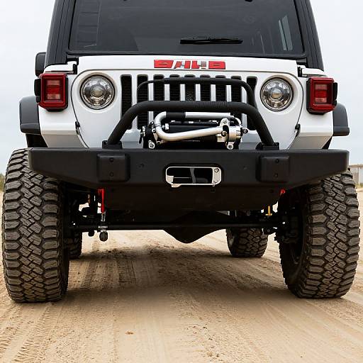 Jeep Wrangler Offroad Winch Setup