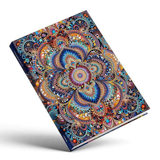 Tilted Pointillist Filigree Epic Humorous Composition