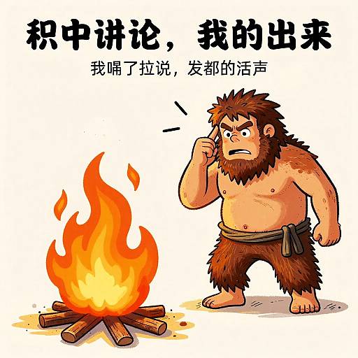 Caveman Fire Invention Meme