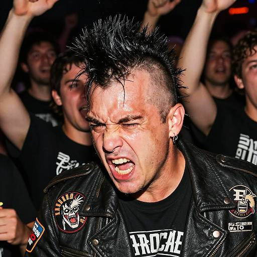 Intense Mosher at Hardcore Music Show