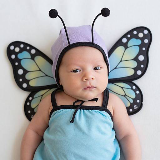 Close-Up Newborn Butterfly Costume