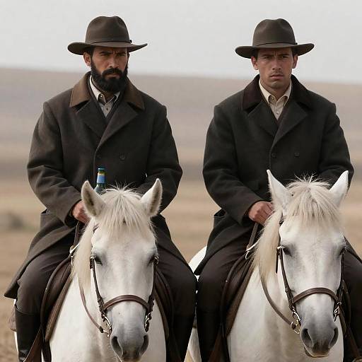 Two Riders on a White Horse