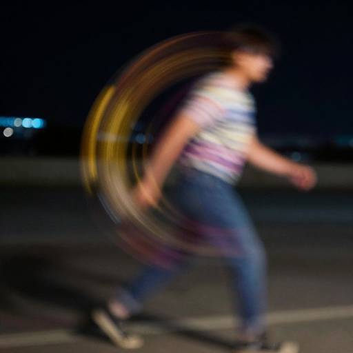 Abstract Time Motion Blur Art