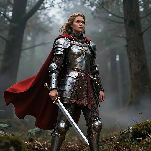 Majestic Germania Warrior in Forest