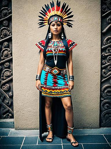 Aztec Princess Cosplay Portrait