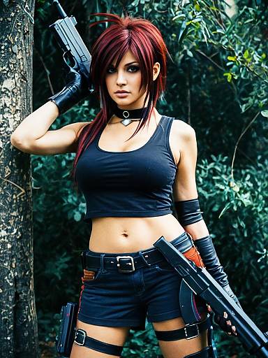Jane Doe as Revy Realistic Cosplay
