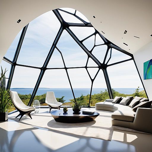Eco-House Interior Inspired by Zaha Hadid Eco-House Interior Inspired by Zaha Hadid