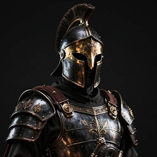 Gilded Steel Centurion Armor