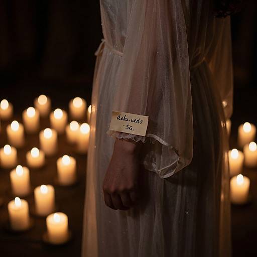 Candlelit Intimate Dark Room