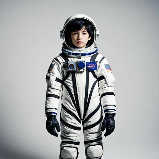 Child in NASA space suit