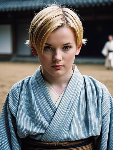 Realistic Obi-Wan Inspired Boy Portrait