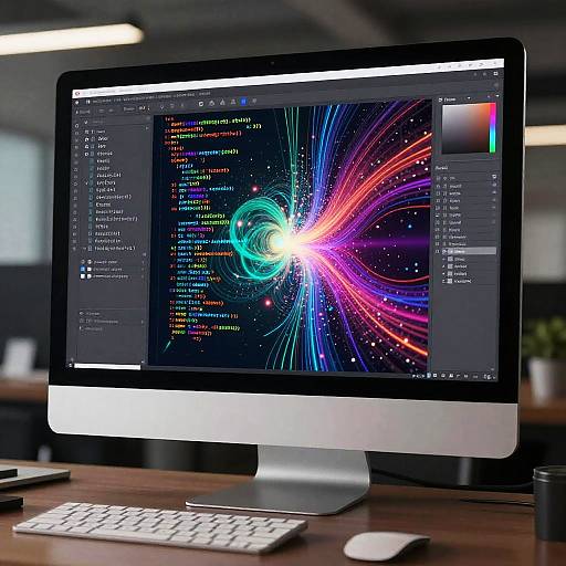 Sleek AI Image Generation Interface