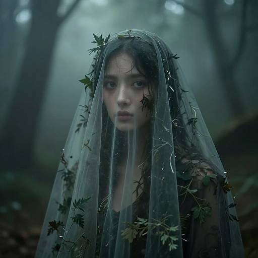 Mystic Forest Enigmatic Portrait