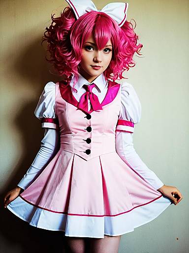 Realistic Mina Ashido Cosplay Photo