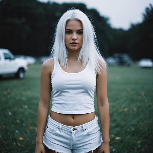 Solo Girl in Halloween Attire