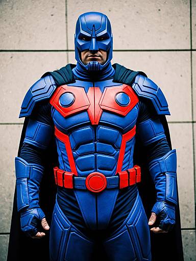 Realistic Male Darkseid Cosplay Photo