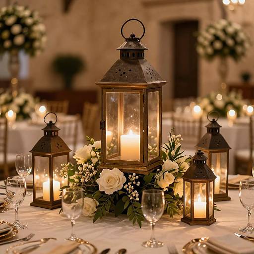 42 Amazing Lantern Wedding Centerpieces