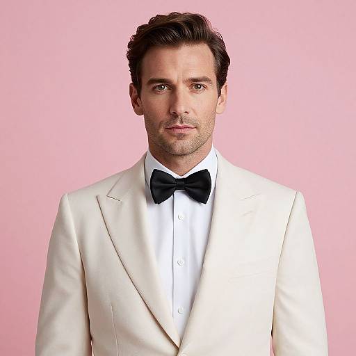 Timeless Elegance in Cream Suit