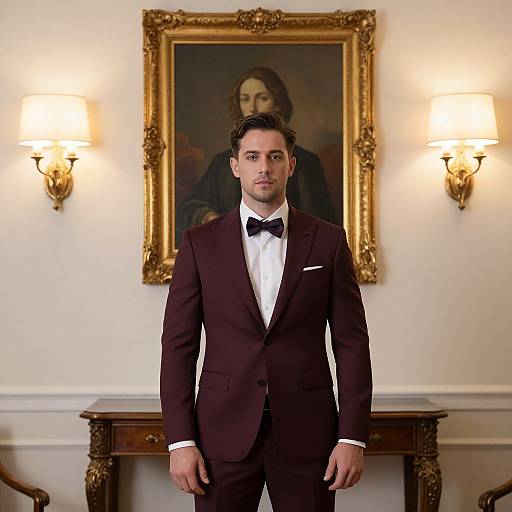 Confident Man in Elegant Room