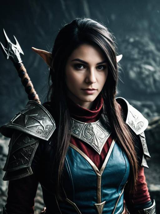 Cinematic Skyrim Female Cosplay Portrait
