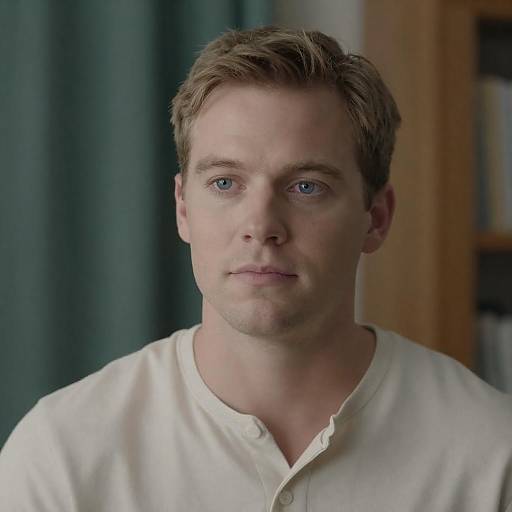 Portrait of a Light Brown-Haired Man