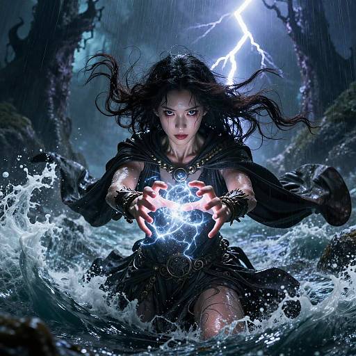 Epic Water Sorceress on Haunted Island