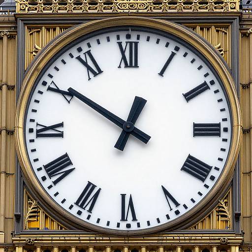 Surreal Clock Tower with Braided Time