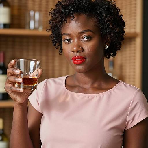 Elegant Portrait of a Black Woman