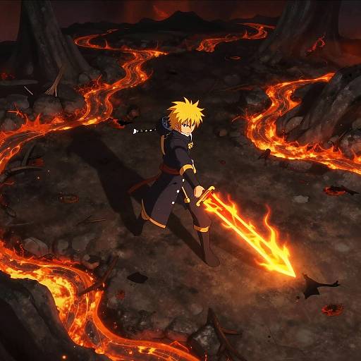 Hellfire Anime Hero on Battlefield