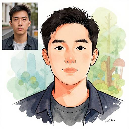 Vibrant Candid Photo Illustration